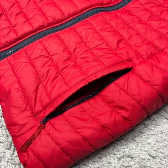 Vineyard Vines Vest Boys Large Performance Zip Up Outerwear Preppy Classic Red - Picture 4 of 5